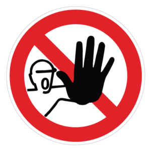 Adgang Forbudt - Sticker