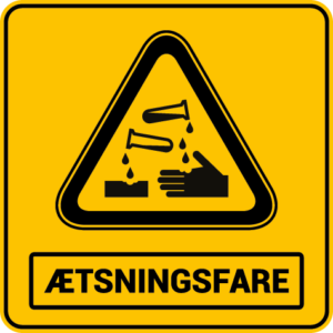 Ætsningsfare 001-Sticker