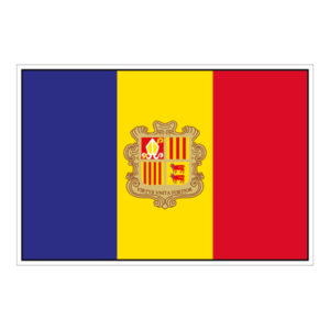 Andorra flag klistermærke