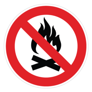 Bål Forbudt - Sticker