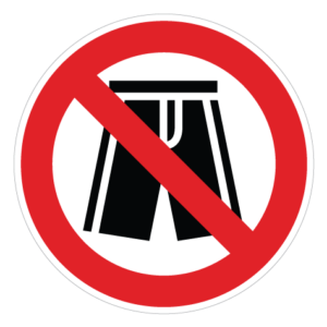 Badetøj Forbudt - Sticker