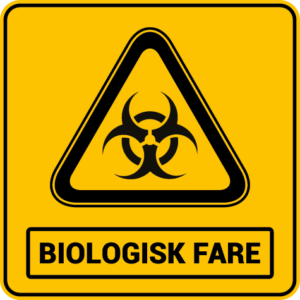 Biologisk fare 001-Sticker