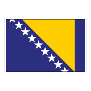 Bosnien flag klistermærke