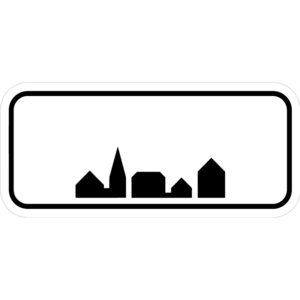 Byskilt - Sticker