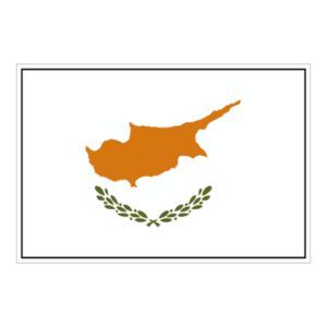 Cypern flag klistermærke