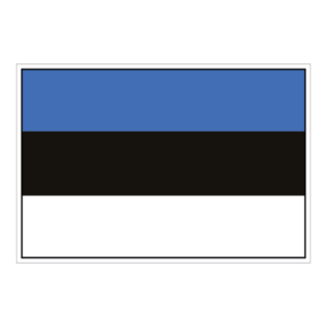 Estland flag klistermærke