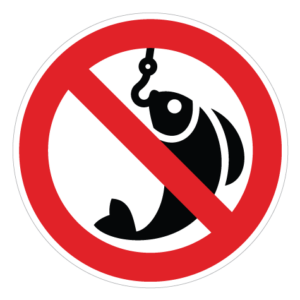 Fiskeri Forbudt - Sticker