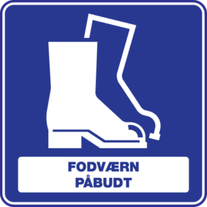 Fodværn Påbudt 001-Sticker