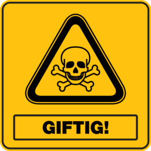 Giftig 001-Sticker