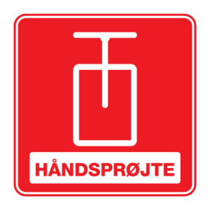 Håndsprøjte 001-Sticker