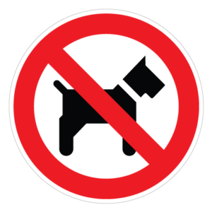 Hunde Forbudt - Sticker