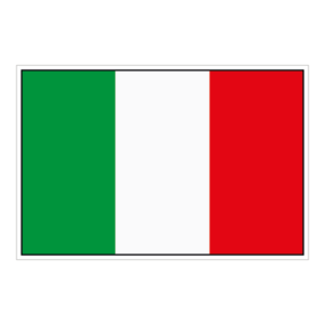 Italien flag klistermærke
