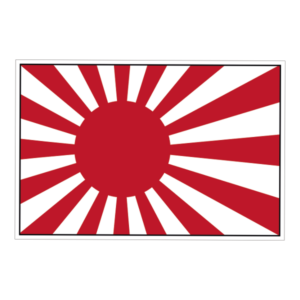 Japan flag klistermærke
