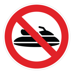 Jetski Forbudt - Sticker