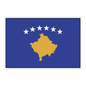 Kosovo flag klistermærke