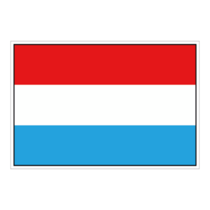 Luxembourg flag klistermærke