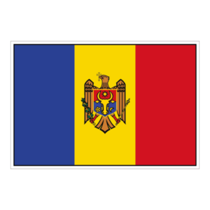 Moldova flag klistermærke