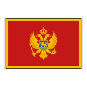 Montenegro flag klistermærke