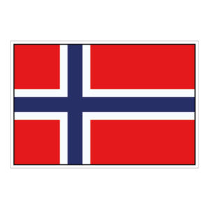 Norge flag klistermærke