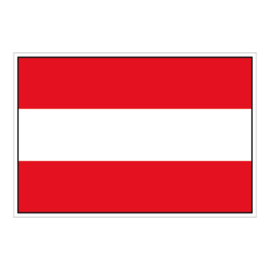 Østrig flag klistermærke