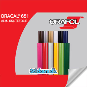 Skiltefolie pr. meter Oracal 651