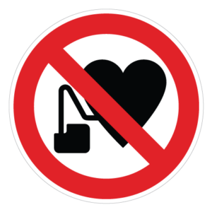 Pacemaker Forbudt - Sticker