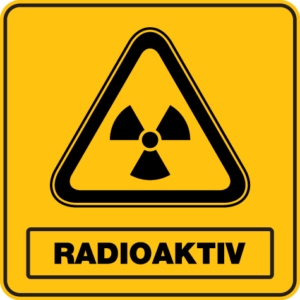 Radioaktiv 001-Sticker