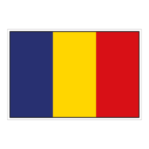 Rumænien flag klistermærke