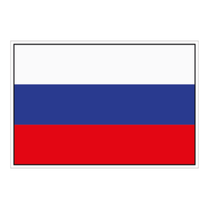 Rusland flag klistermærke