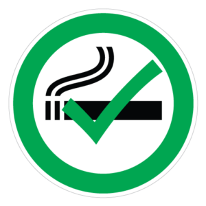Rygning Tilladt - Sticker