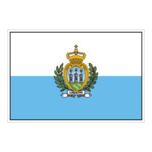 San Marino flag klistermærke