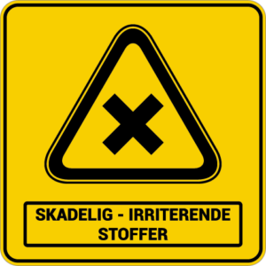 Skadelig - Irriterende Stoffer 001-Sticker