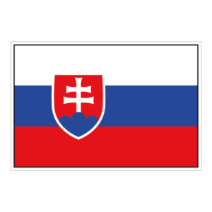 Slovakiet flag klistermærke