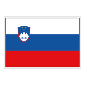 Slovenien flag klistermærke