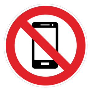 Telefon Forbudt - Sticker