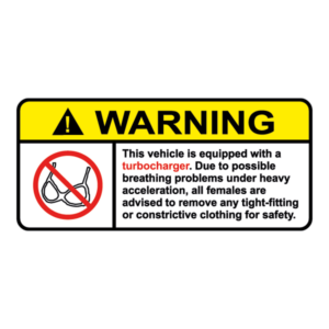 Warning 001 - Turbocharger