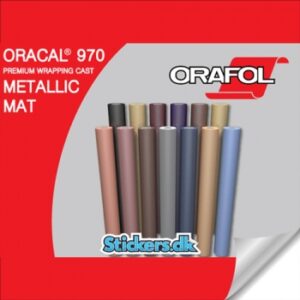 Indpakningsfolie pr. meter Mat Metallic Oracal 970RA