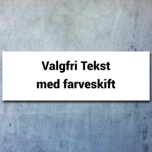 Valgfri Tekst