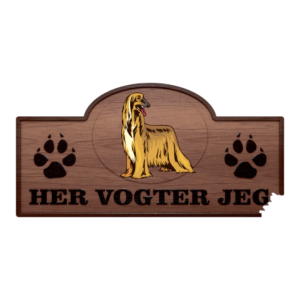 Her Vogter Jeg - Sticker - Afghansk Mynde