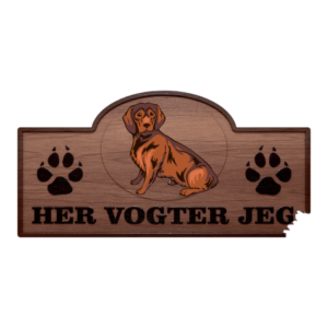 Her Vogter Jeg - Sticker - Alpine Dachsbrake