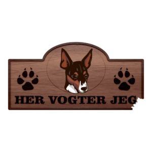Her Vogter Jeg - Sticker - Amerikansk Toy Fox Terrier