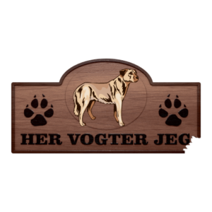 Her Vogter Jeg - Sticker -  Anatolsk hyrdehund