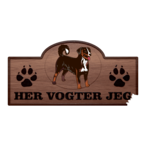 Her Vogter Jeg - Sticker - Appenzeller Sennenhund