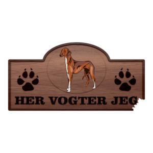 Her Vogter Jeg - Sticker - Azawakh