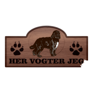 Her Vogter Jeg - Sticker - Barbet