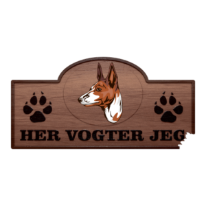 Her Vogter Jeg - Sticker - Basenji