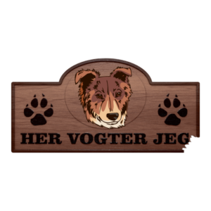 Her Vogter Jeg - Sticker - Baskisk hyrdehund