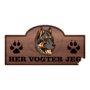 Her Vogter Jeg - Sticker - Bohemian Shepherd