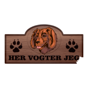 Her Vogter Jeg - Sticker - Boykin Spaniel