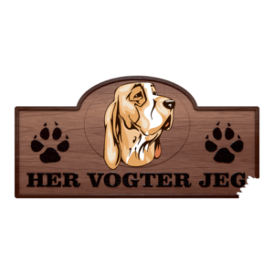 Her Vogter Jeg - Sticker - Bracco Italiano